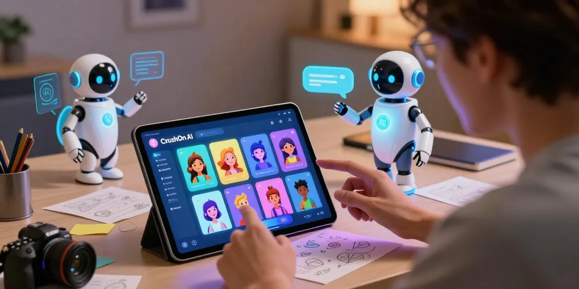 Engaging conversation with AI characters on the CrushOn AI platform